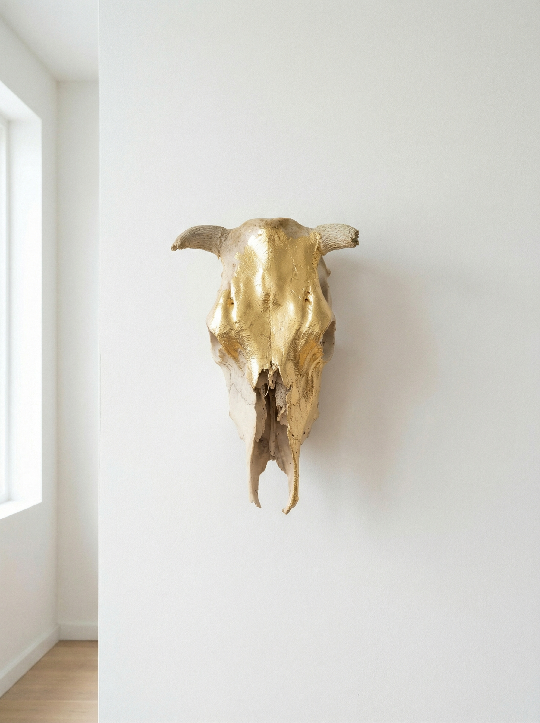 Authentic Skull with Gold